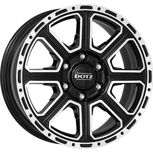 18'' 6x139.7 Dotz Kalahari dark Black/polished ET35 8J