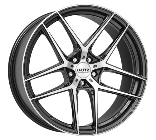20'' 5x120 Dotz LagunaSeca dark Gunmetal/polished ET30 9J