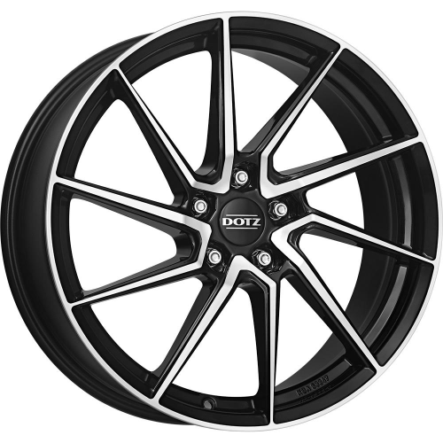 17'' 5x100 Dotz Spa dark Black/polished ET35 7.5J