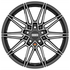 19'' 5x112 Fondmetal Thoe Glossy Black Machined ET26 8J