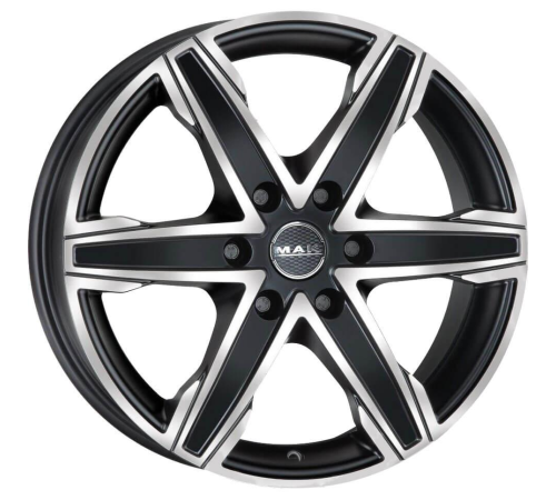 16'' 6x139.7 MAK King 6 Ice Black ET20 6.5J