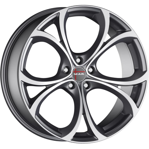 17'' 5x110 MAK Lario Gun Met-Mirror Face ET31 7.5J