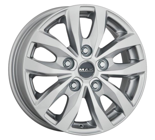 17'' 5x160 MAK Load 5 Silver ET55 7J