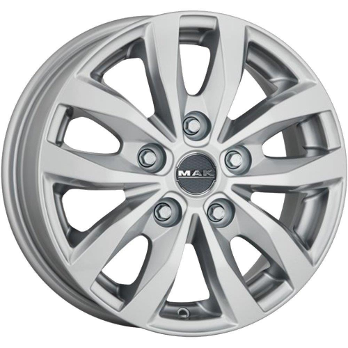 17'' 5x160 MAK Load 5 Silver ET55 7J