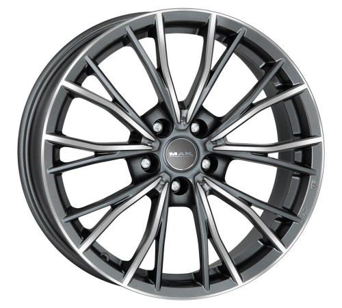 18'' 5x112 MAK Mark Gun Met-Mirror Face ET28 9J