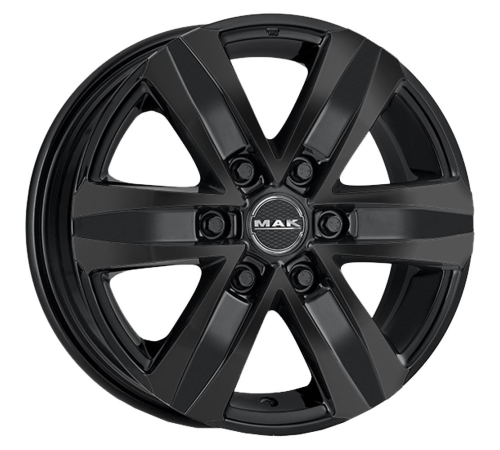 20'' 6x139.7 MAK Stone 6 Gloss Black ET50 8.5J