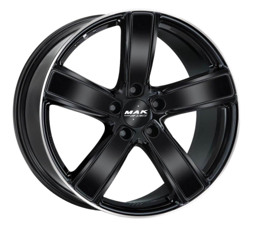 20'' 5x130 MAK Turismo-D-FF Gloss Black Mirror Ring ET64 10.5J