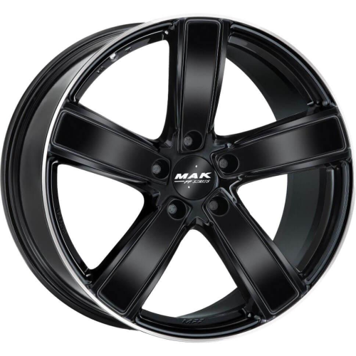 20'' 5x130 MAK Turismo-D-FF Gloss Black Mirror Ring ET64 10.5J