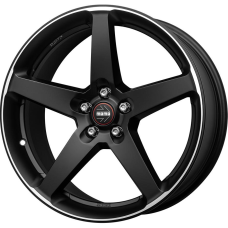 17'' 5x112 Momo Five Matt Black Polished ET42 8J