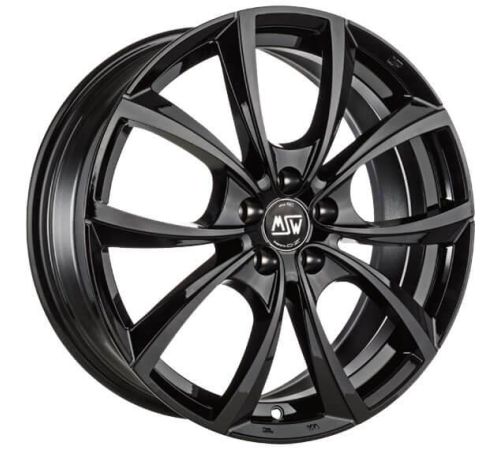 19'' 5x120 MSW 27T Gloss Black ET40 9.5J