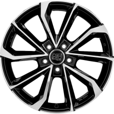 17'' 5x108 MSW 42 Gloss Black Full Polished ET38 7.5J