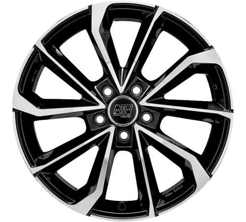 17'' 5x108 MSW 42 Gloss Black Full Polished ET38 7.5J