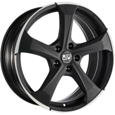 19'' 5x112 MSW 47 Matt Dark Titanium Full Polished ET21 8J