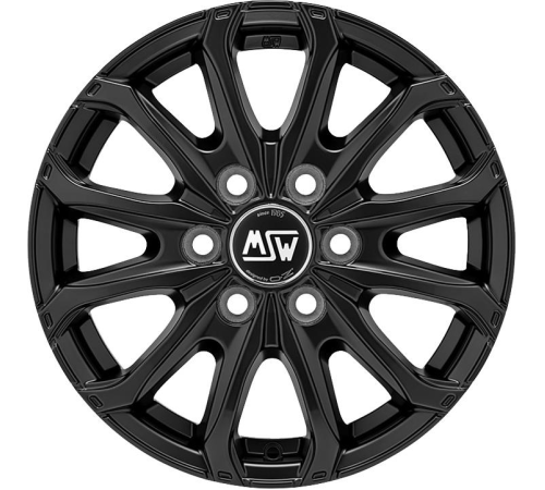 16'' 6x120 MSW 48 Van 6 Holes Matt Black ET50 6.5J