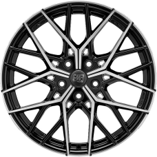 19'' 5x114.3 MSW 74 Gloss Black Full Polished ET45 8J