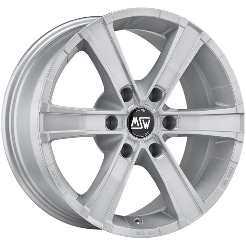 18'' 6x114.3 MSW Sahara 6 Full Silver ET35 8J