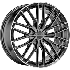 19'' 5x114.3 OZ Racing Gran Turismo HLT Star Graphite Diamond Lip ET35 8.5J