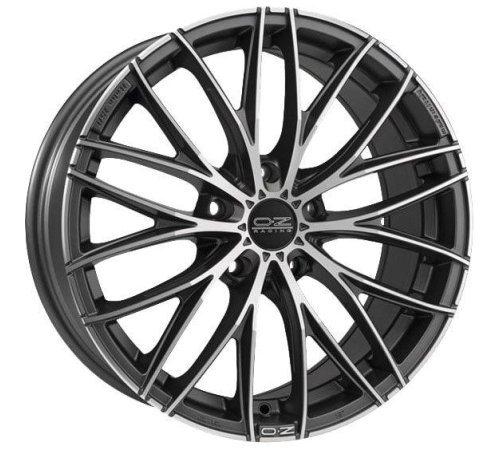 17'' 5x112 OZ Racing Italia 150 Matt Dark Graphite Diamond Cut ET48 8J
