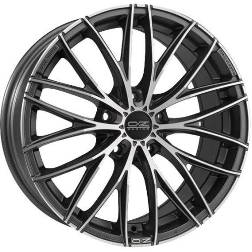 17'' 5x112 OZ Racing Italia 150 Matt Dark Graphite Diamond Cut ET48 8J