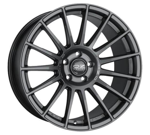 20'' 5x112 OZ Racing Superturismo Dakar Matt Graphite Silver Lettering ET53 10J