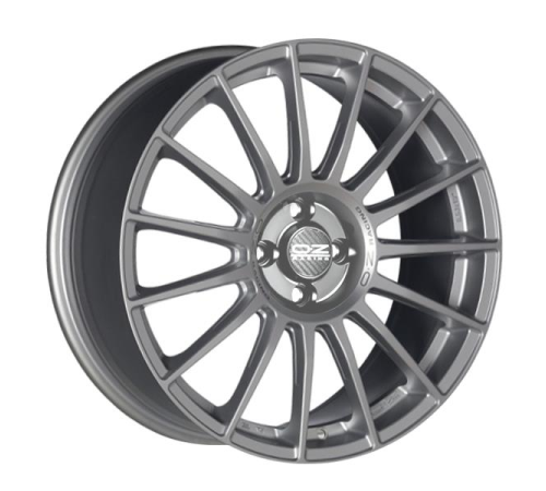 19'' 5x112 OZ Racing Superturismo LM Matt Race Silver Black Lettering ET30 8.5J