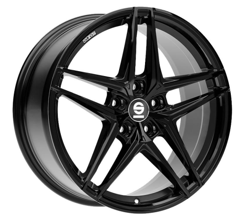 17'' 5x100 Sparco Record Gloss Black ET48 7.5J