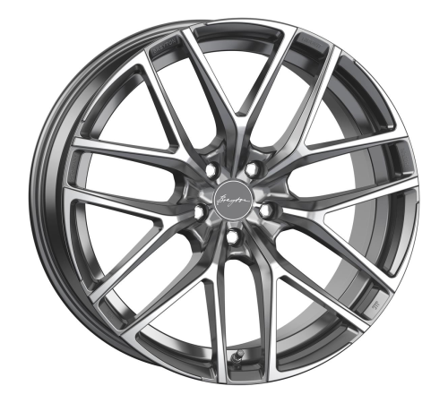 20'' 5x112 Breyton Hibonit Matt Gun Polished Face ET38 10J