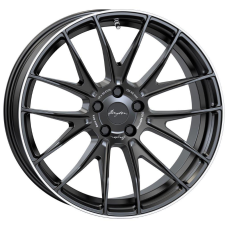 20'' 5x112 Breyton Race GTX Matt Black with Polished Lip ET35 10J