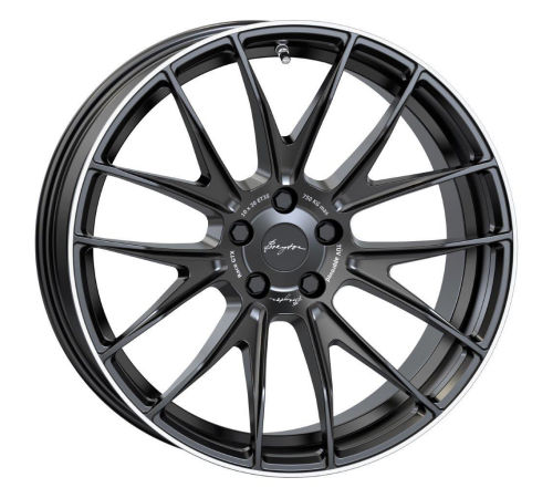 20'' 5x112 Breyton Race GTX Matt Black with Polished Lip ET35 10J