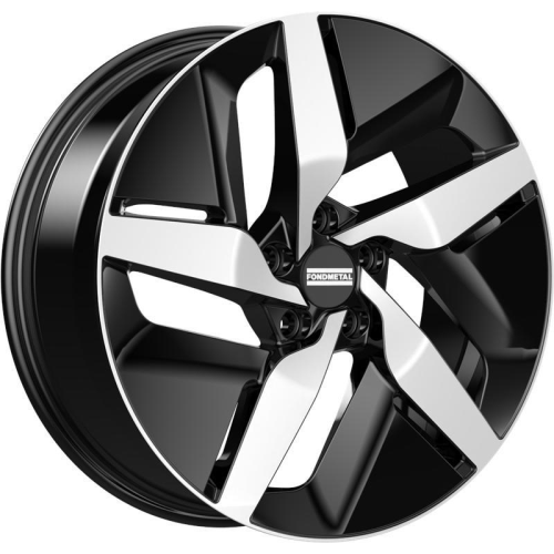19'' 5x120 Fondmetal E-Joule Glossy Black Machined ET58 8J