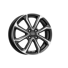 16'' 4x100 Dezent KT dark Gunmetal/polished ET50 6J