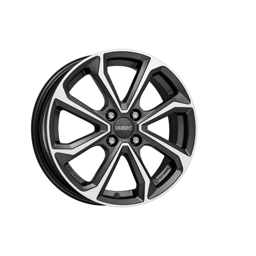 16'' 4x100 Dezent KT dark Gunmetal/polished ET50 6J