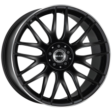21'' 5x112 MAK Arrow-D Gloss Black Mirror Ring ET38 11J