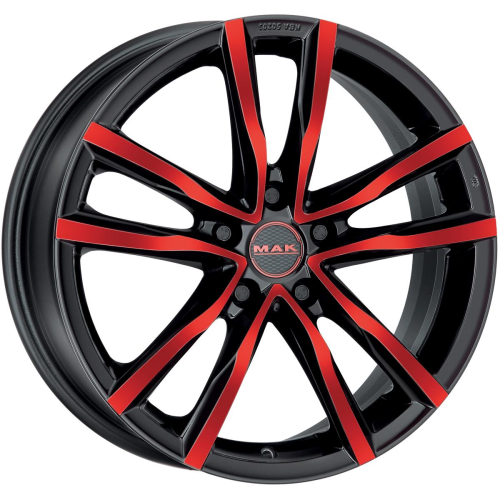 18'' 5x114.3 MAK Milano Black And Red ET40 8J