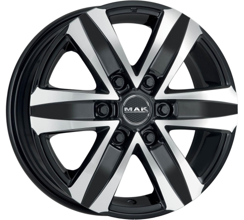 20'' 6x139.7 MAK Stone 6 Black Mirror ET38 8.5J
