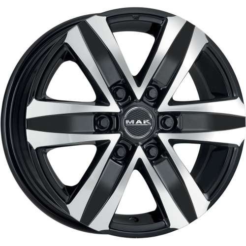 20'' 6x139.7 MAK Stone 6 Black Mirror ET38 8.5J
