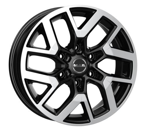 17'' 6x120 MAK Gravel Black Mirror ET50 7J