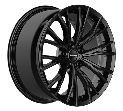 20'' 5x112 MAK Mark-D Gloss Black ET40 9J
