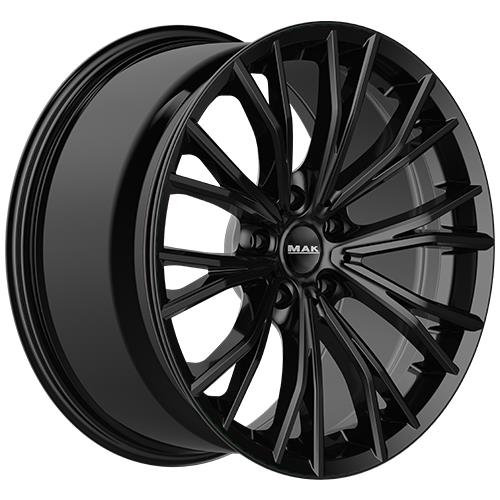 20'' 5x112 MAK Mark-D Gloss Black ET40 9J