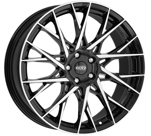 18'' 4x100 Dotz Fuji dark Black/polished ET45 7.5J