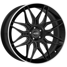 22'' 5x130 Dotz LongBeach dark Black/polished lip ET43 9.5J