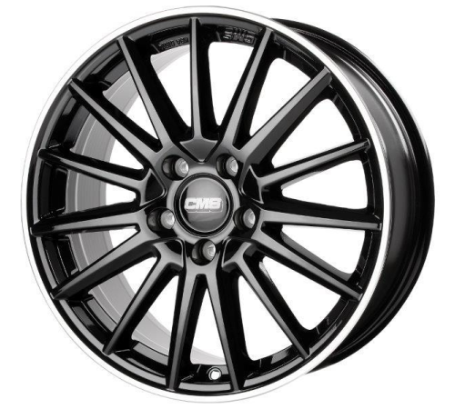 18'' 5x108 CMS C23 Diamond Rim Black Gloss ET48 8J