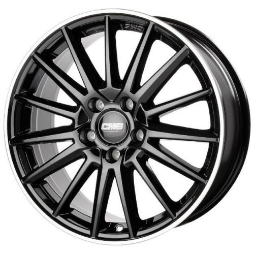 18'' 5x108 CMS C23 Diamond Rim Black Gloss ET48 8J