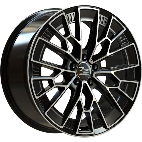 21'' 5x114.3 Fondmetal 1972 Glossy Black Machined ET40 9J