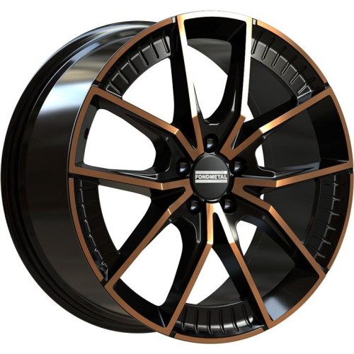 19'' 5x112 Fondmetal Elatha Black Clearcoat Matt Bronze Machined ET45 8.5J