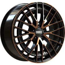 18'' 5x112 Fondmetal Kari Black Clearcoat Matt Bronze Machined ET45 8J