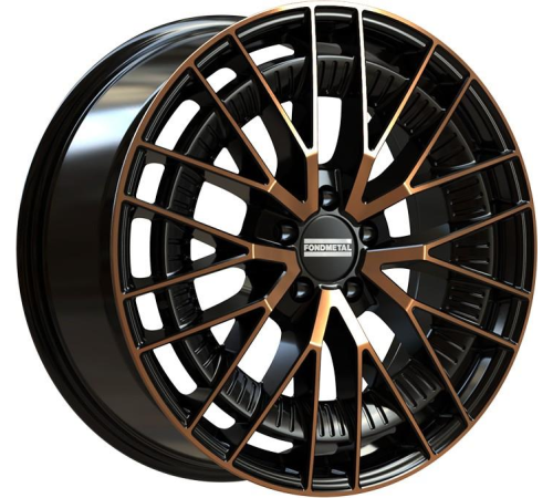 18'' 5x112 Fondmetal Kari Black Clearcoat Matt Bronze Machined ET45 8J