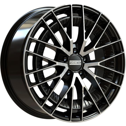 20'' 5x112 Fondmetal Kari Glossy Black Machined ET50 8.5J