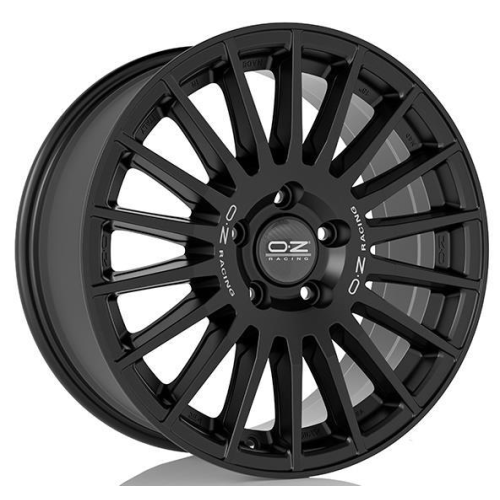 18'' 5x120 OZ Racing Rally Desert Matt Black Silver Lettering ET35 8J