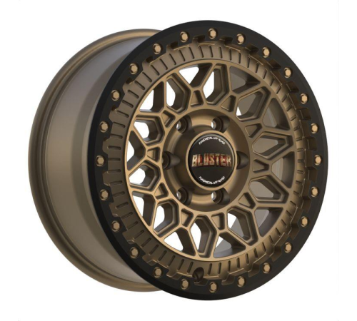 20'' 6x139.7 Fondmetal Bluster Matt Braun Black Lip ET48 9J